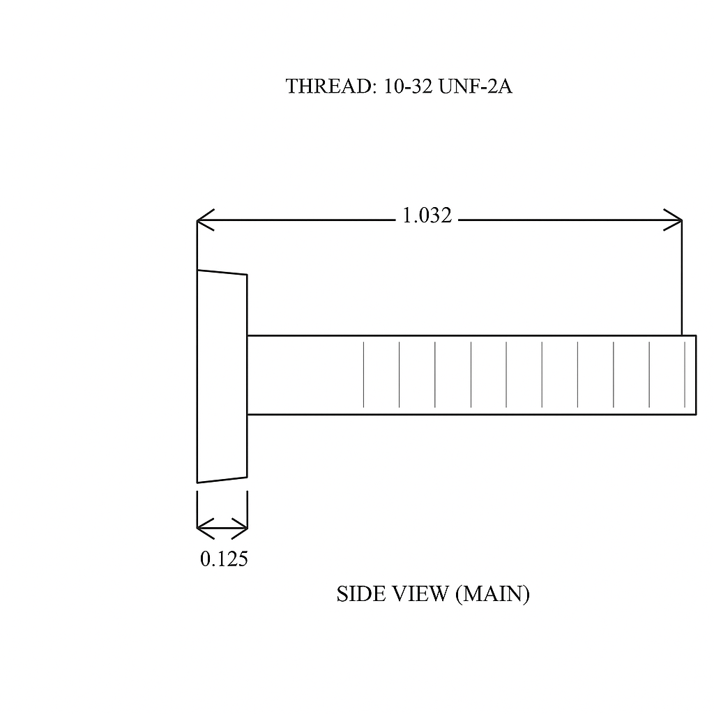 1/2" split nut saw bolts