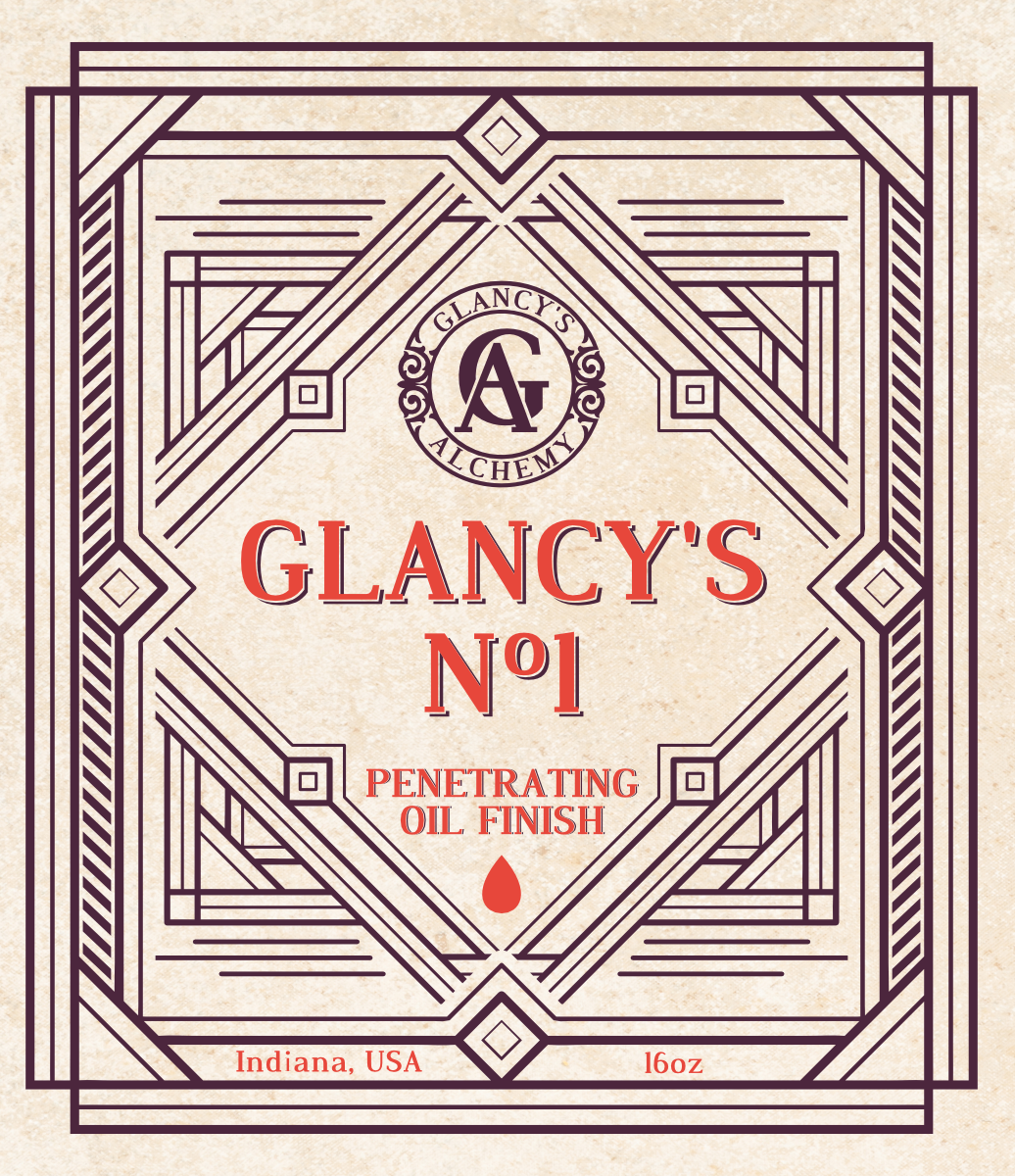 Glancy’s No.1 Penetrating Oil - 16oz Label Front